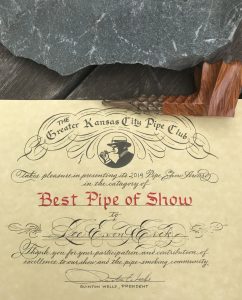 Kansas City Pipe Club - best in show, 2019
